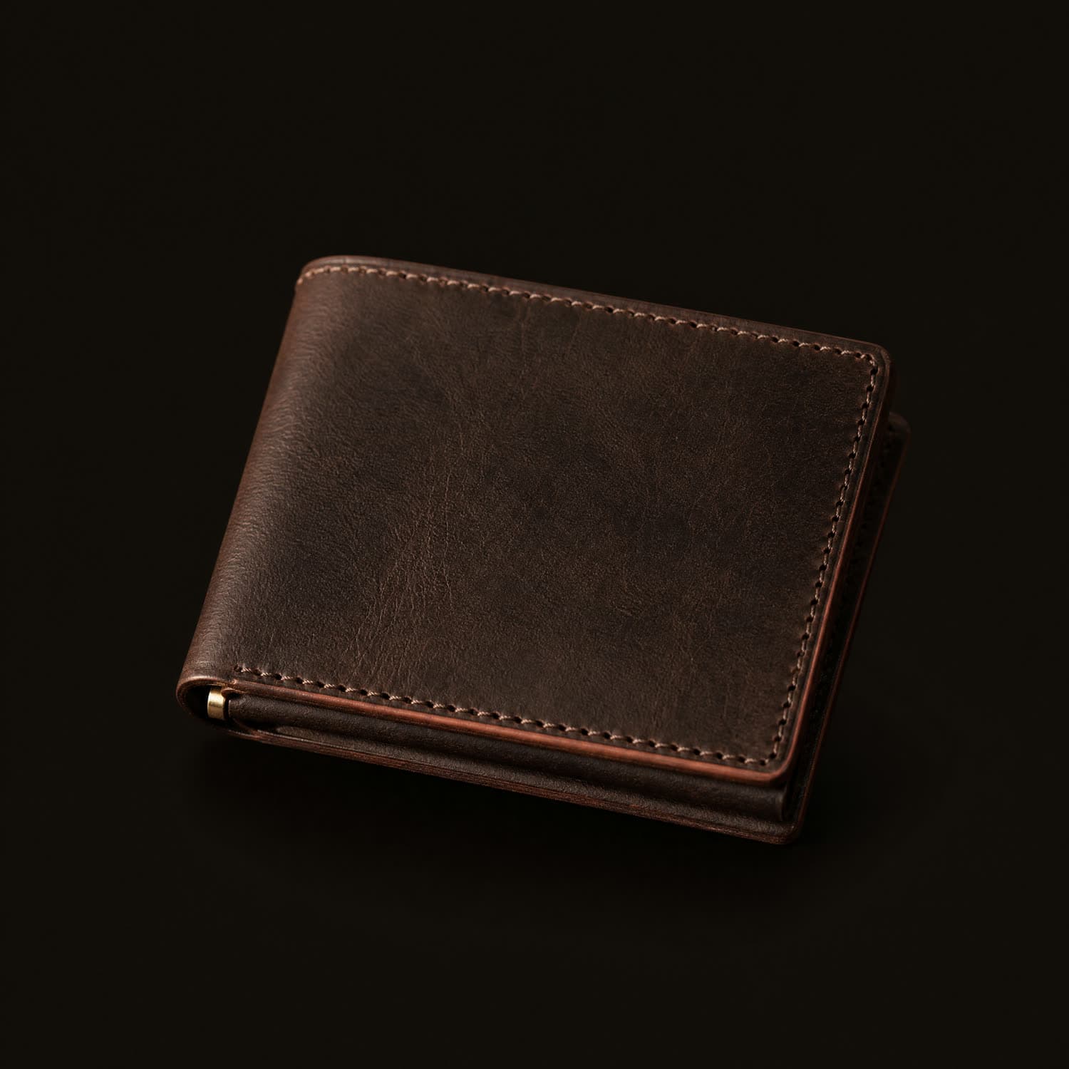 Bifold Wallet — Vollnarbenleder — Full-grain cowhide, vegetable-tanned