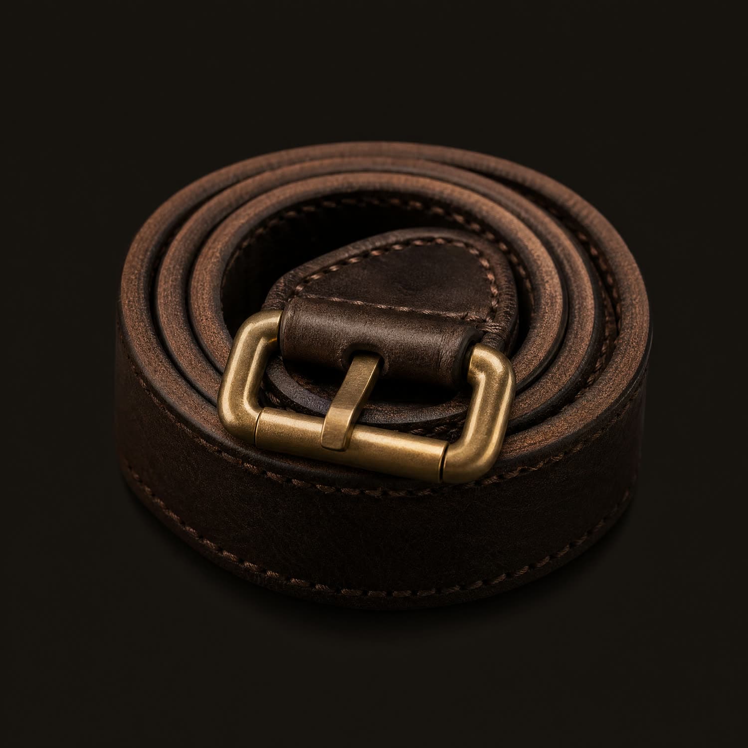 Classic Buckle Belt 35 mm — Full-grain cowhide, vegetable-tanned